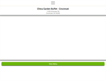 Tablet Screenshot of chinagardencincinnati.com
